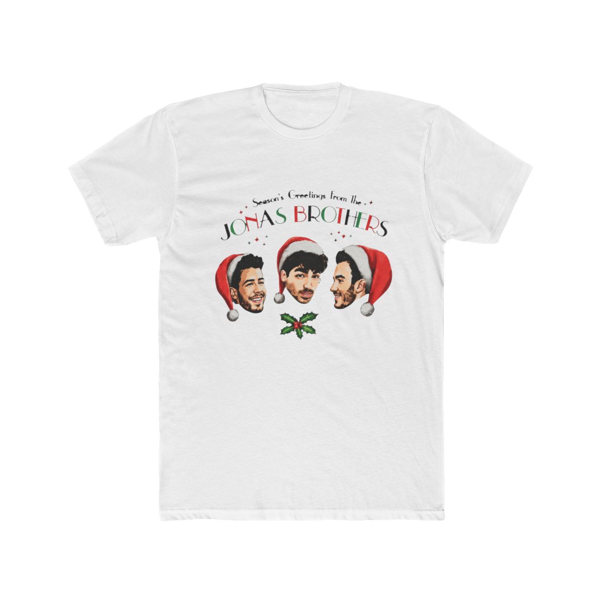 Season's Greetings From The Jonas Brothers Holiday Christmas T Shirt Xmas Small | eBay