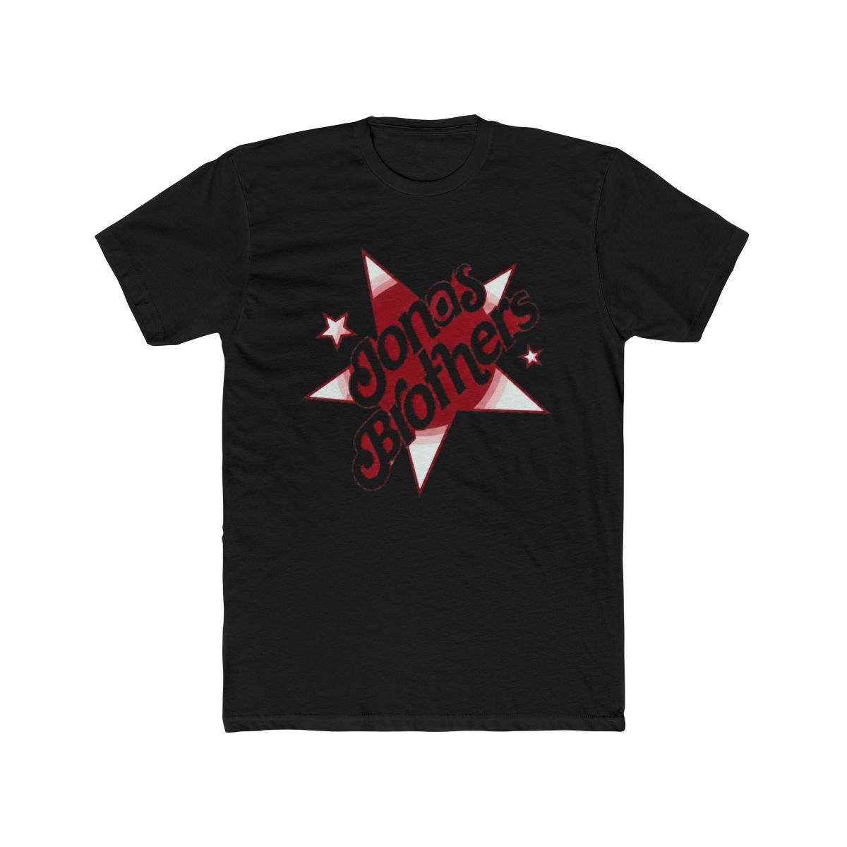 Official Jonas Brothers Merch Pink Stars Tee - Snowshirt - alternate angle 3, merchandise