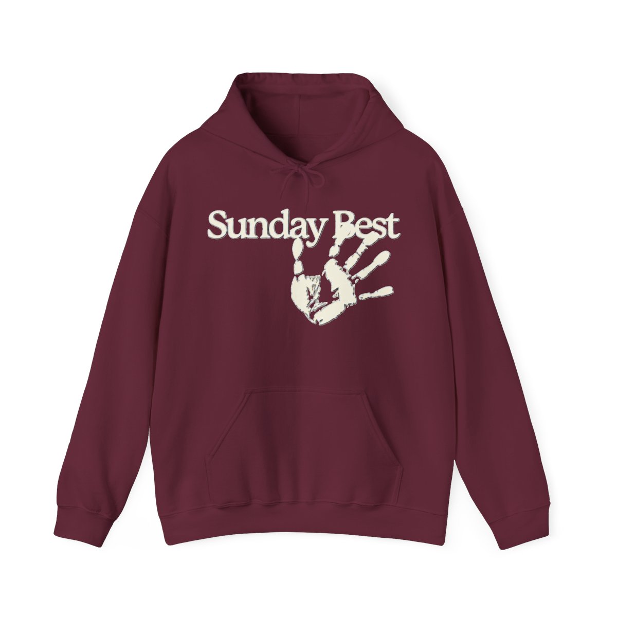 Sunday Best Handprinted Hoodie - Navy - UK/EU | Jonas Brothers