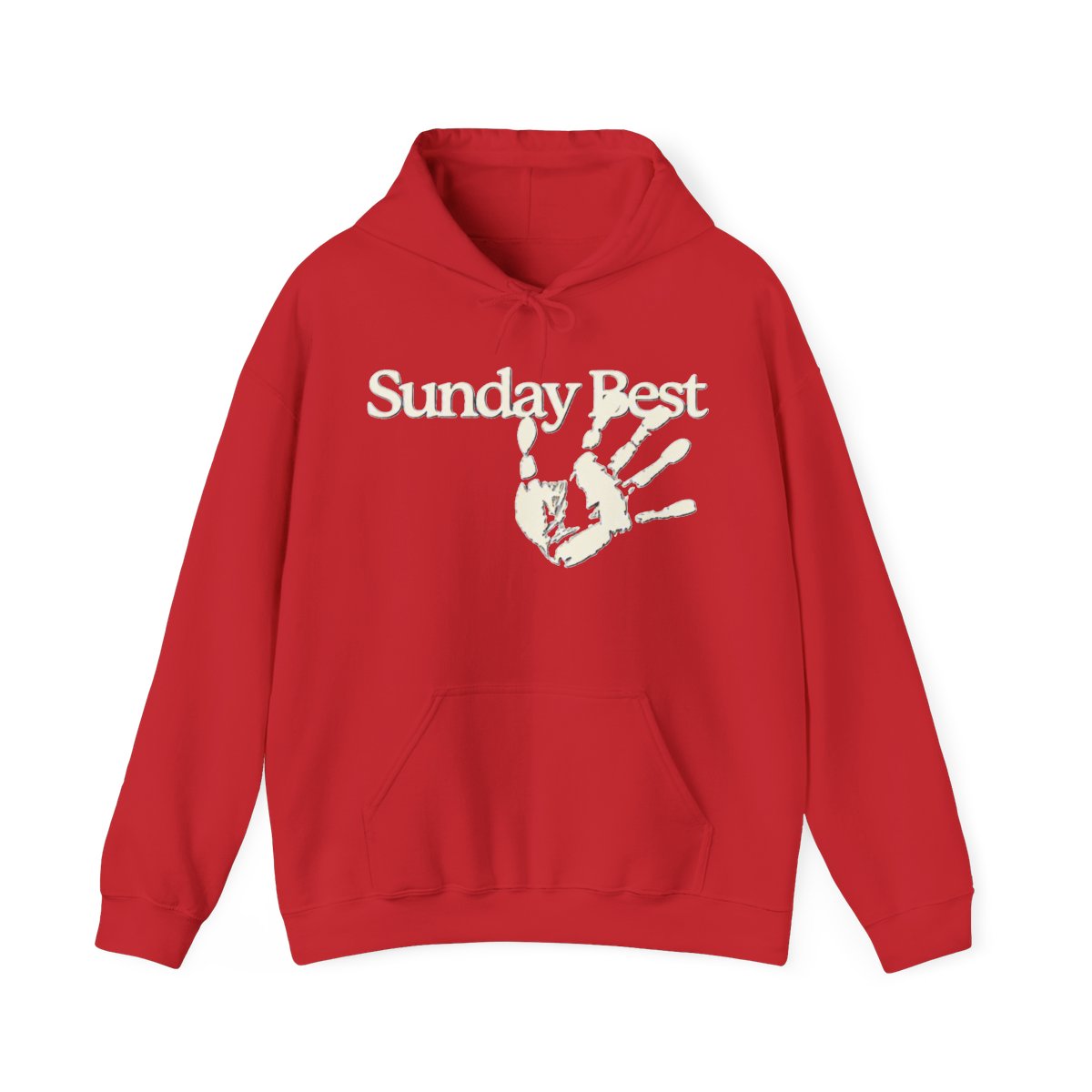 Sunday Best Handprinted Hoodie - Navy - UK/EU | Jonas Brothers - alternate angle 2, merchandise