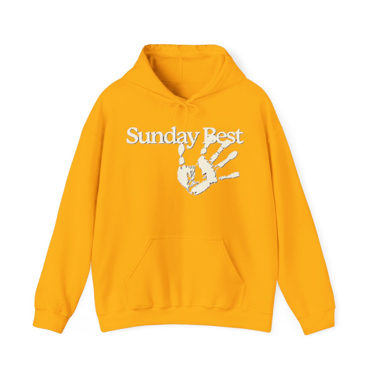Sunday Best Handprinted Hoodie - Navy - UK/EU | Jonas Brothers - alternate angle 3, merchandise