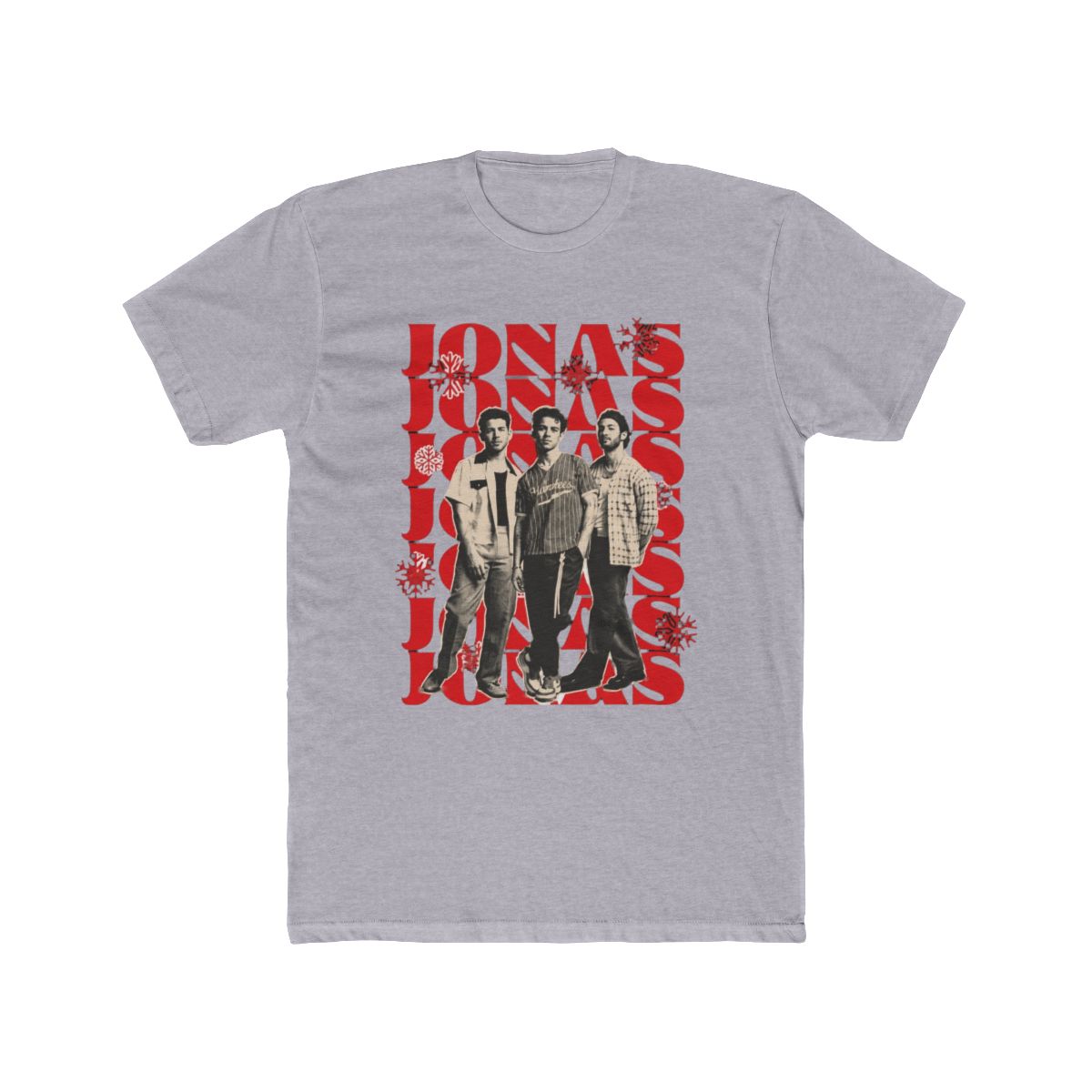 JONAS SNOW TEE - RED | Jonas Brothers - alternate angle 4, merchandise
