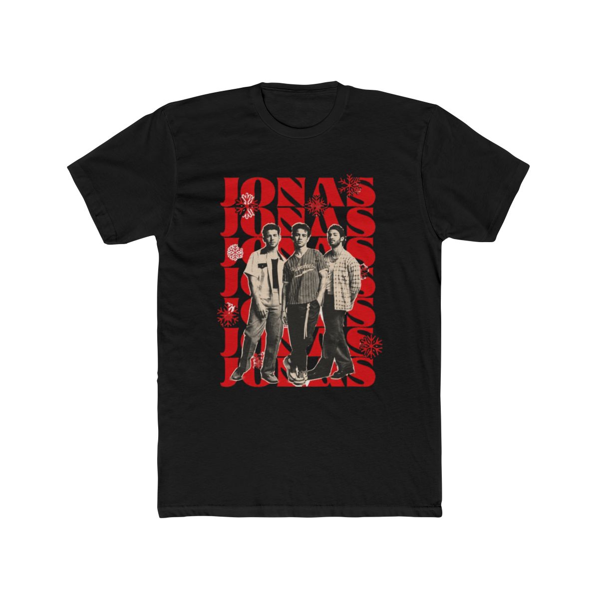 JONAS SNOW TEE - RED | Jonas Brothers - alternate angle 3, merchandise