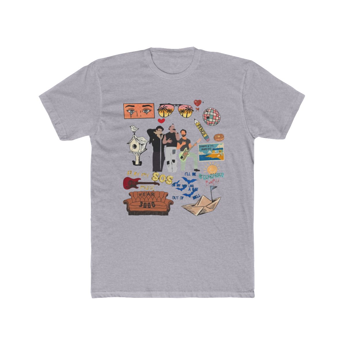 Jonas Brothers Music Concert Shirt for Fans, I Love Joe Jonas Hot Dads Tour 2024