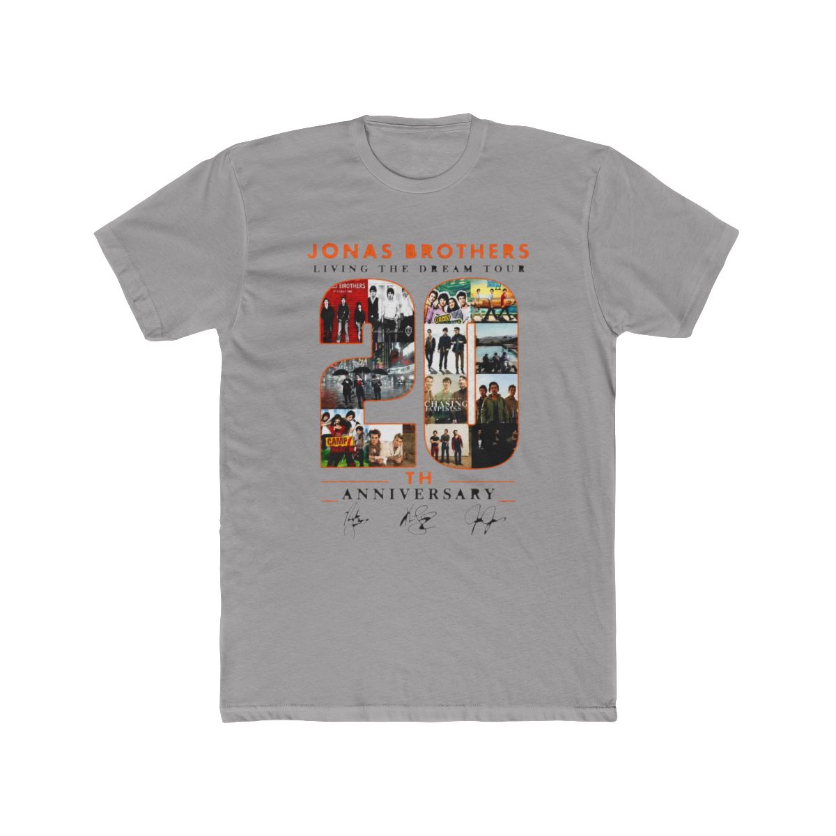 Albums 20th Anniversary Of Jonas Brothers Living The Dream Tour T Shirt