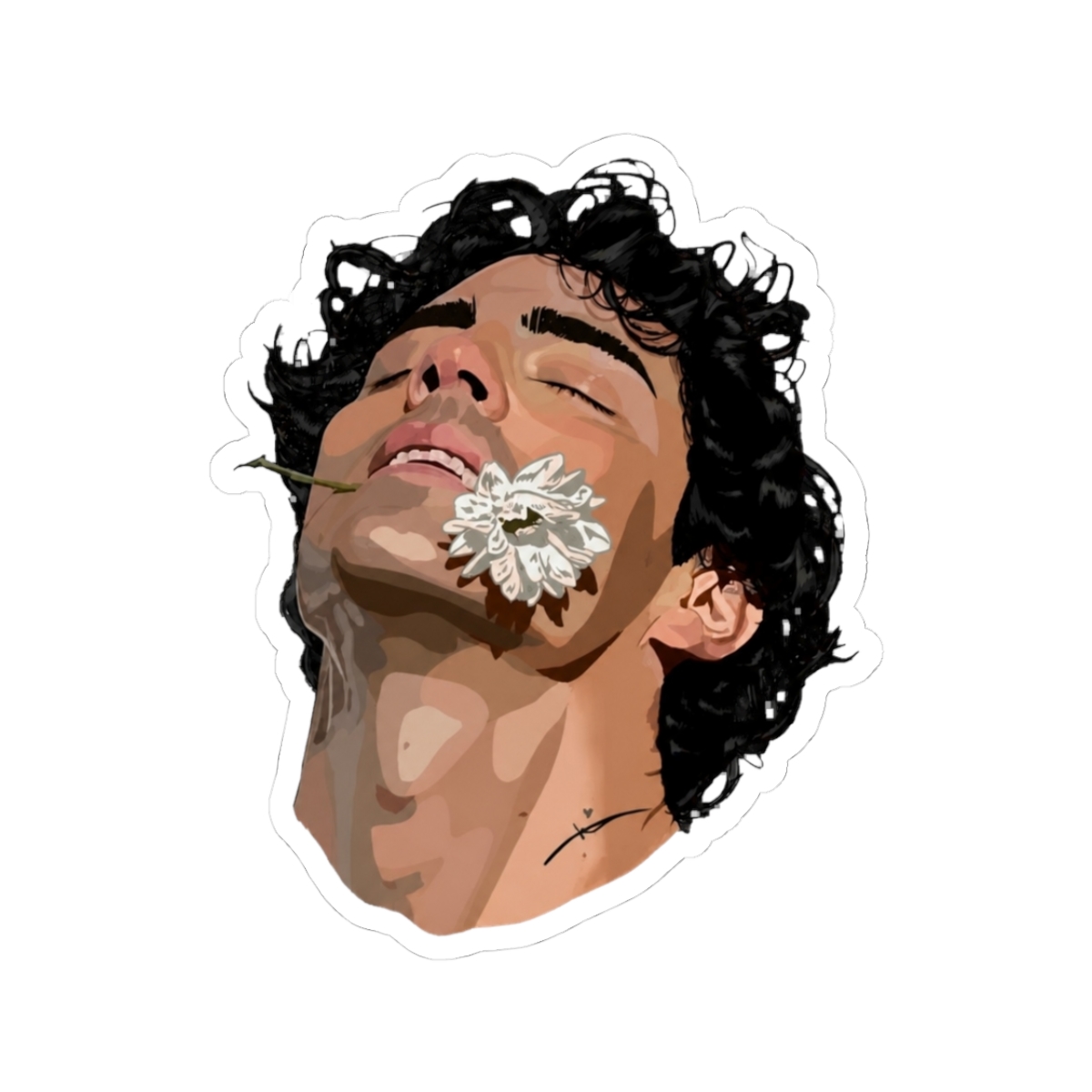 Joe Jonas with flower | Jonas Brothers - Official Creator merchandise