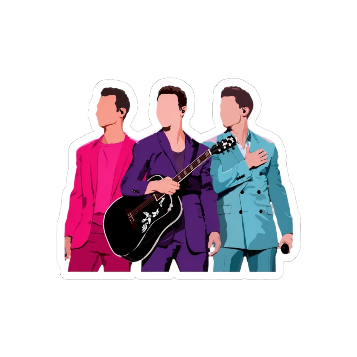 Jonas brother happiness tour sticker | Jonas Brothers - Official stickers merchandise