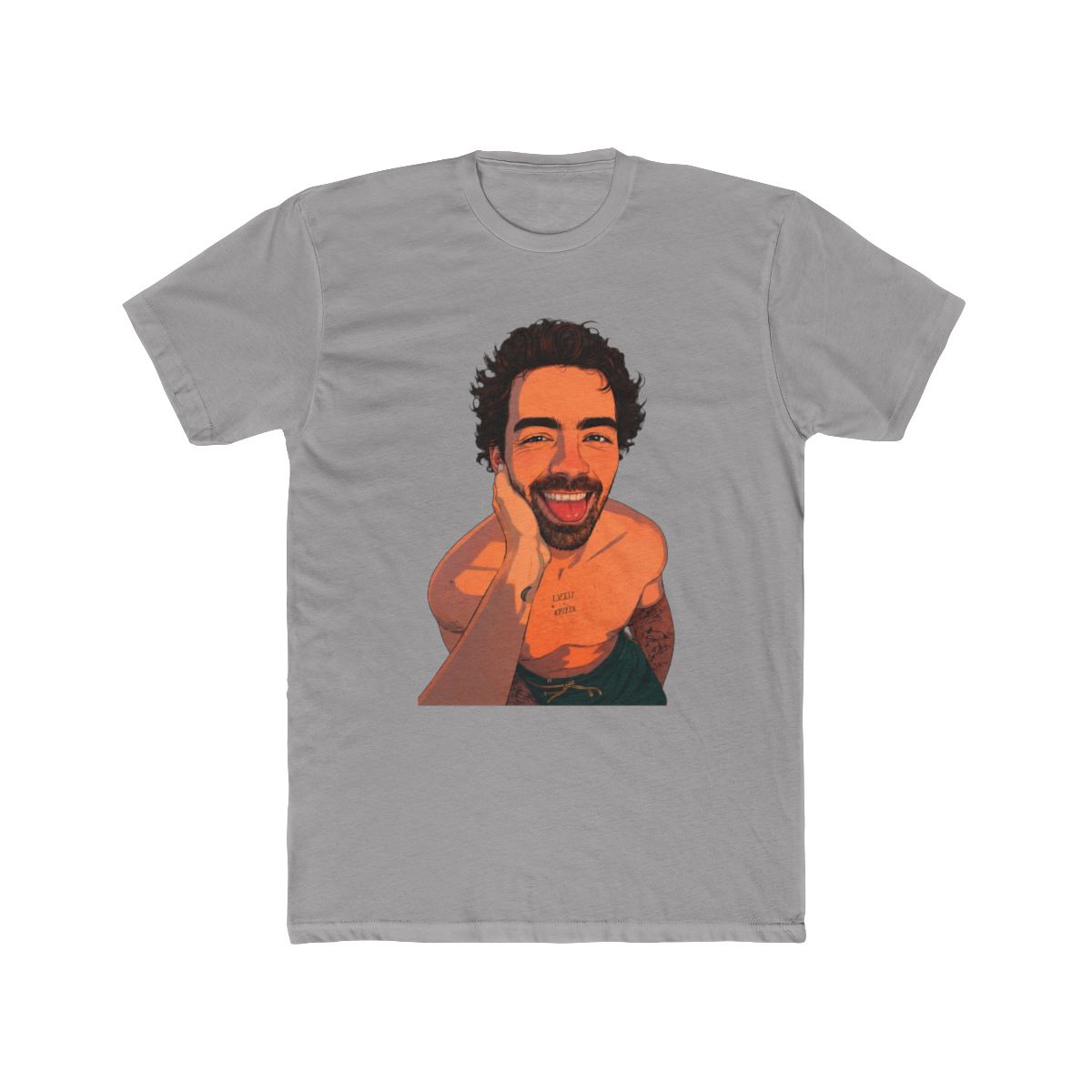 Joe Jonas on a boat, tongue sticking out (fan art) | Jonas Brothers - Official Creator merchandise