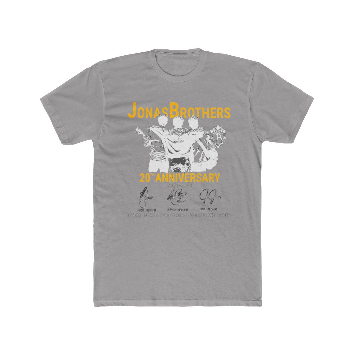 20th Anniversary Of Jonas Brothers Greetings from Your Hometown Tour T Shirt - Official t-shirts merchandise