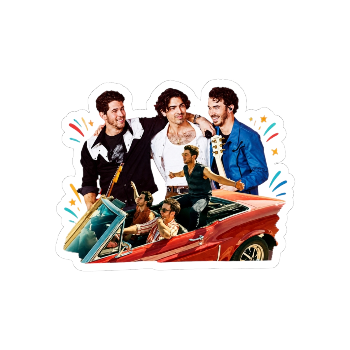 Jonas Brothers Vibes Sticker - Official stickers merchandise