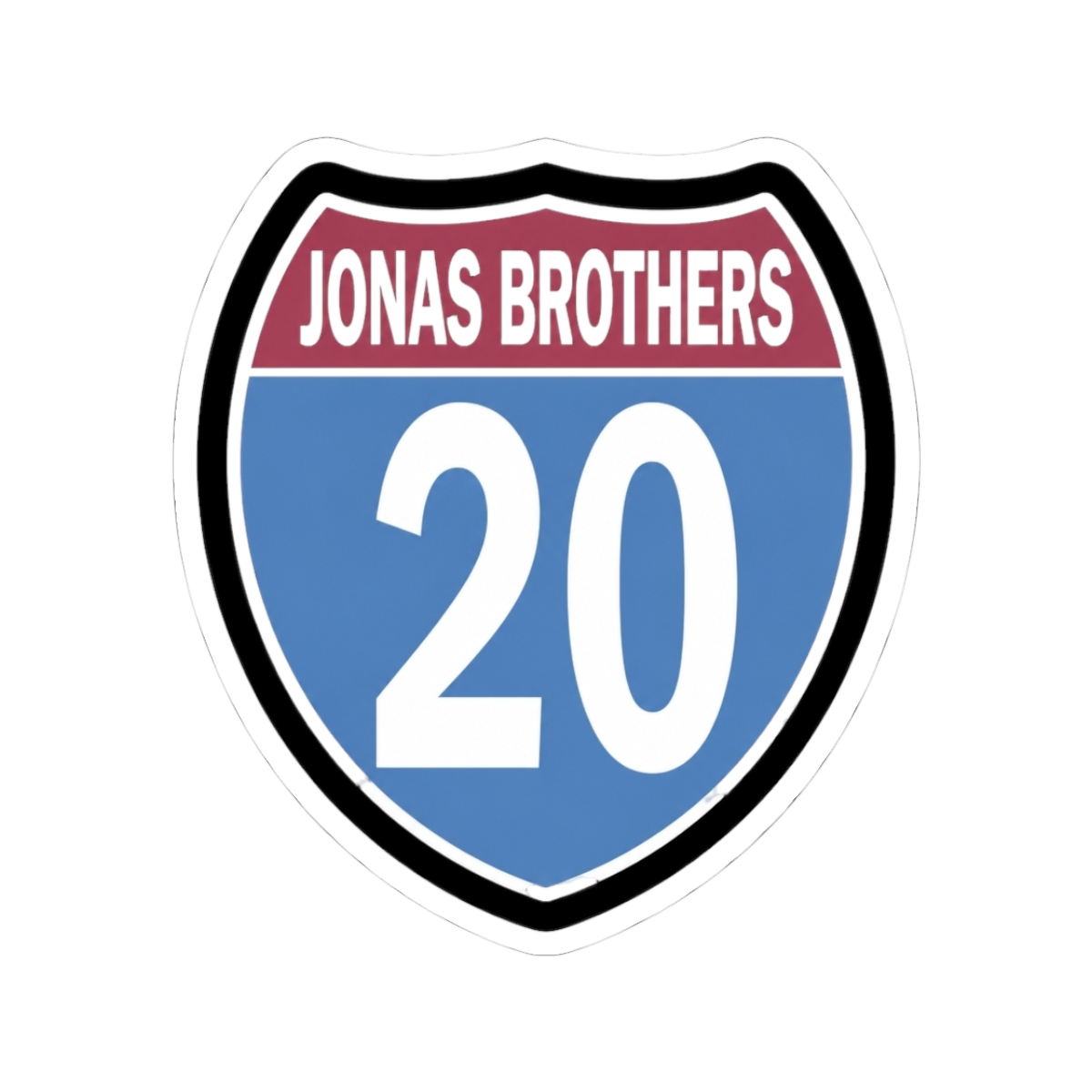 Jonas Brothers Greetings from Hometown Tour 2025 Sticker - Official stickers merchandise