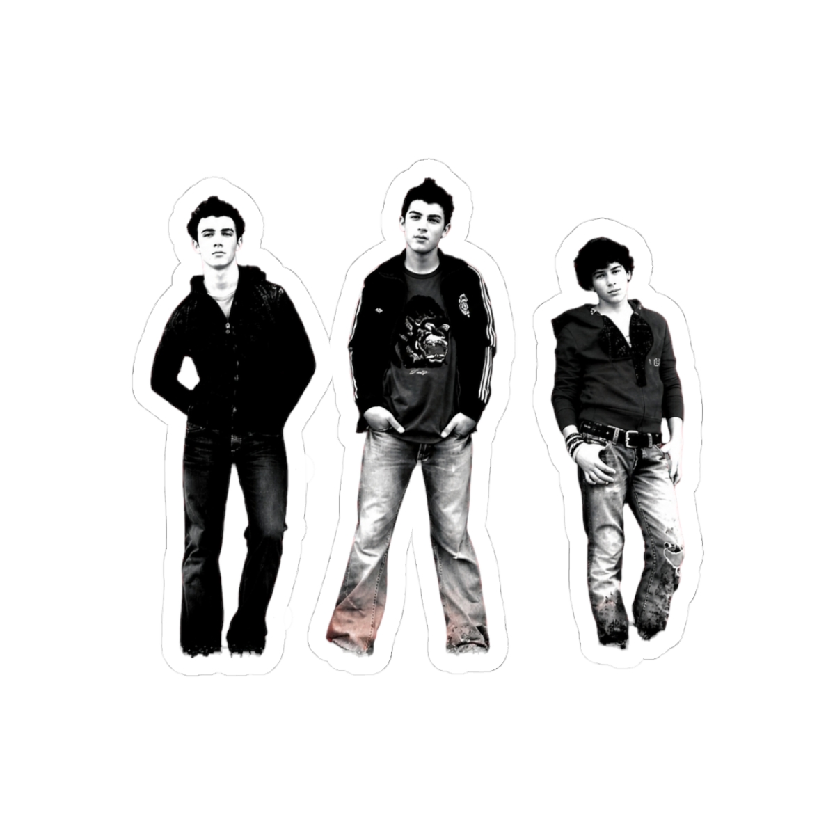 Jonas Brothers - It's About Time 2006 Sticker - Official stickers merchandise