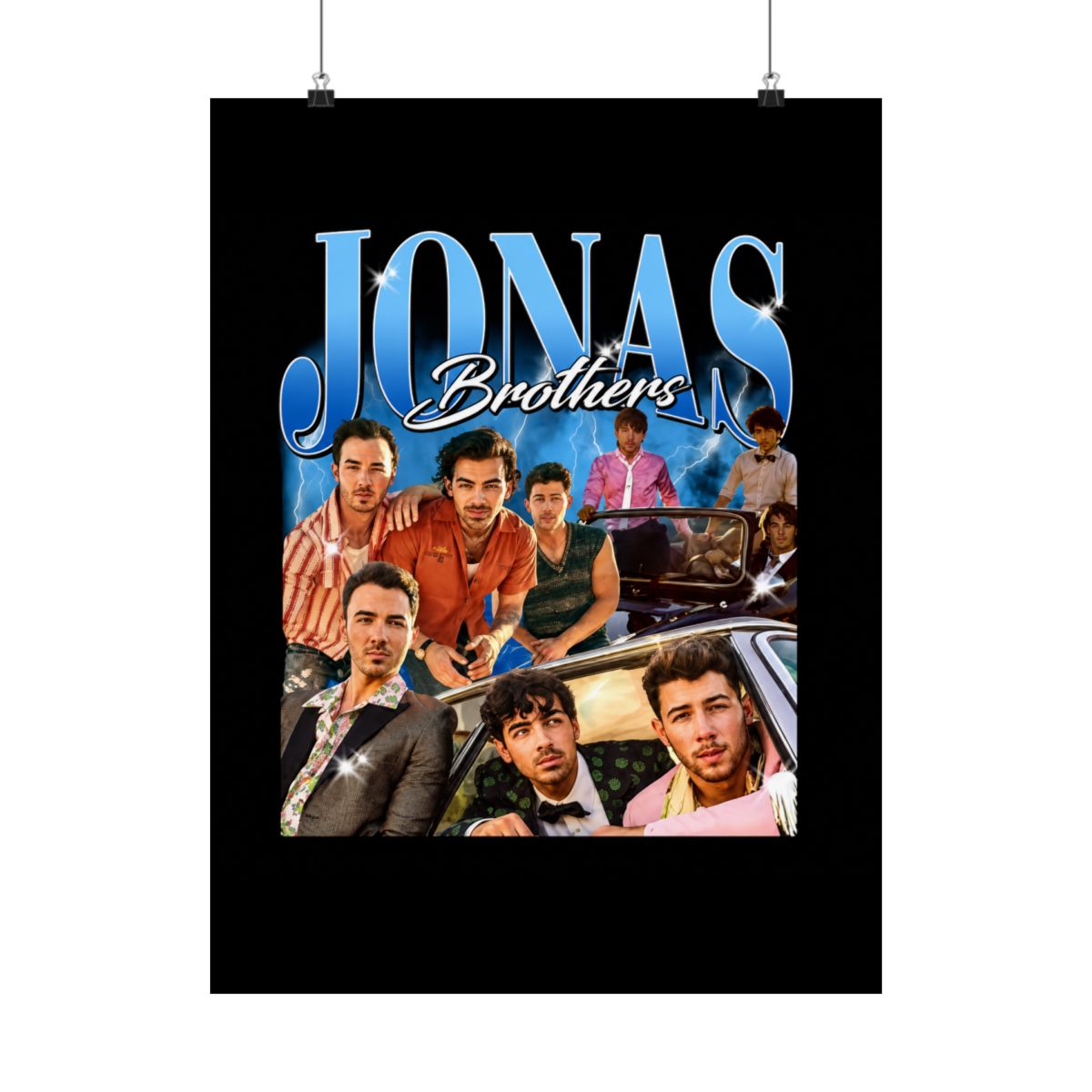 Jonas Brothers, Vintage 20th Anniversary Of Jonas Posters and Art - alternate angle 3, merchandise