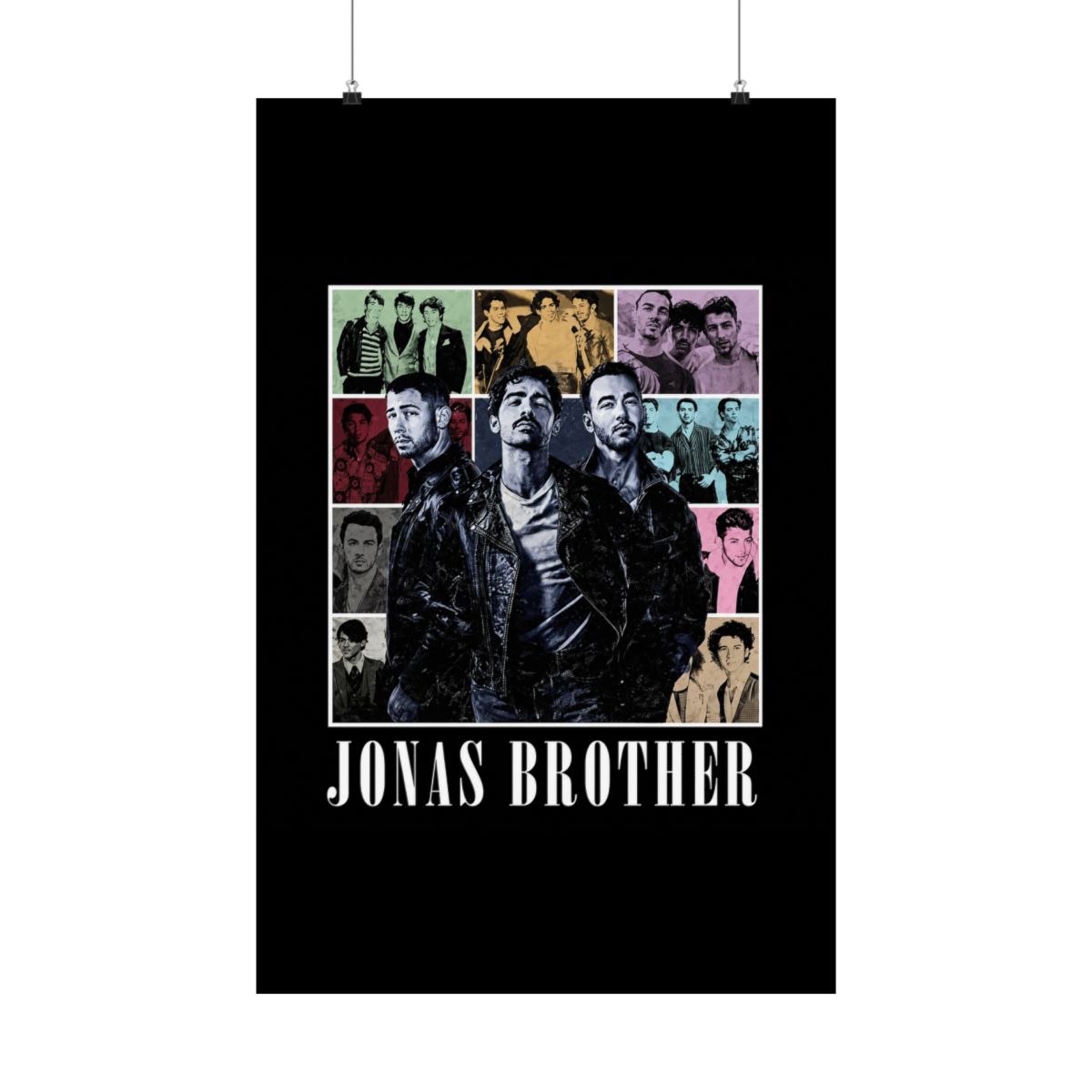 Jonas Brothers Tour 2025 Vintage 90s Pop Art Design Posters and Art - alternate angle 2, merchandise