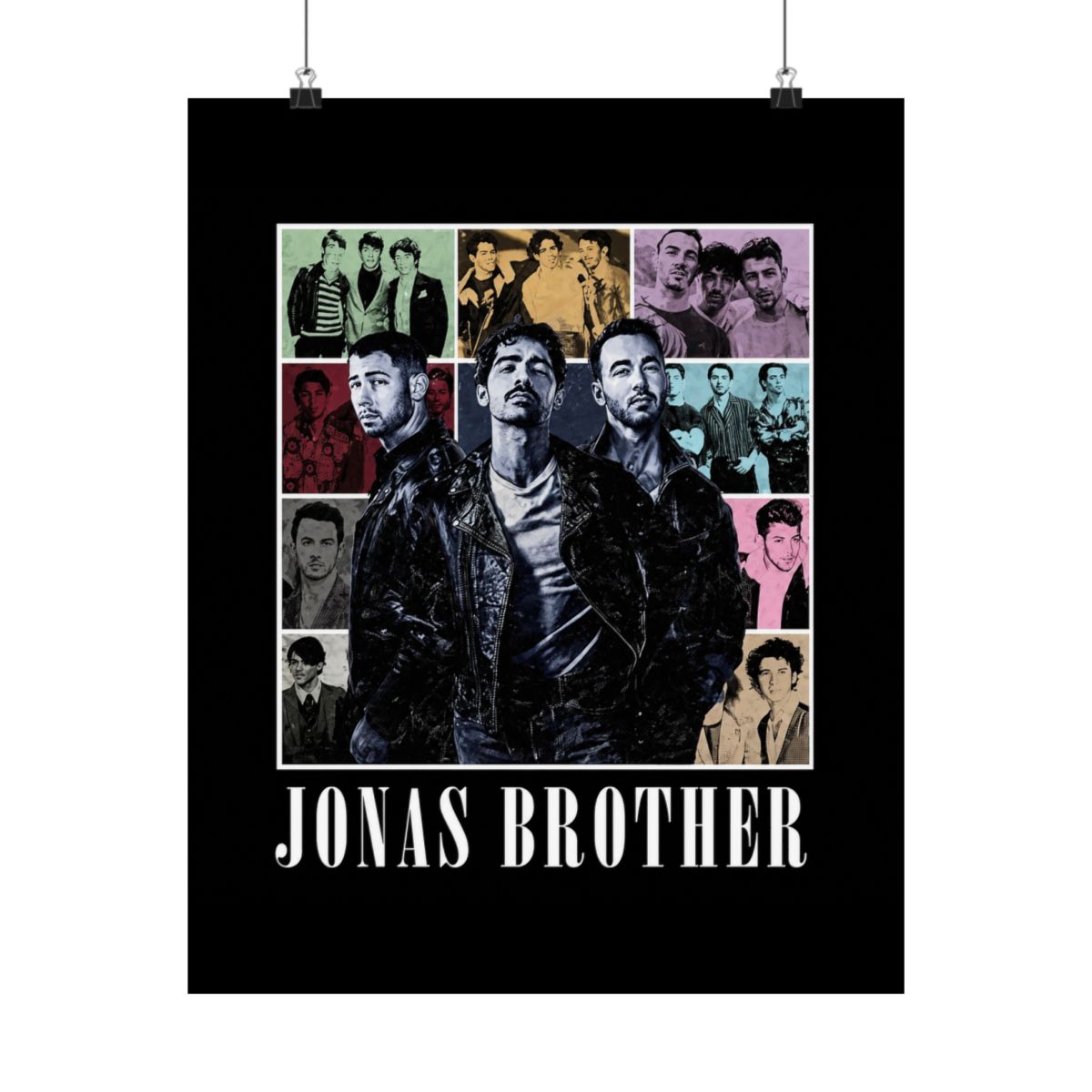 Jonas Brothers Tour 2025 Vintage 90s Pop Art Design Posters and Art - alternate angle 5, merchandise