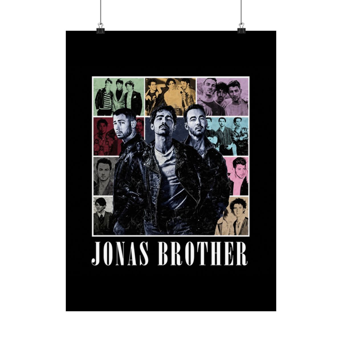 Jonas Brothers Tour 2025 Vintage 90s Pop Art Design Posters and Art - alternate angle 4, merchandise