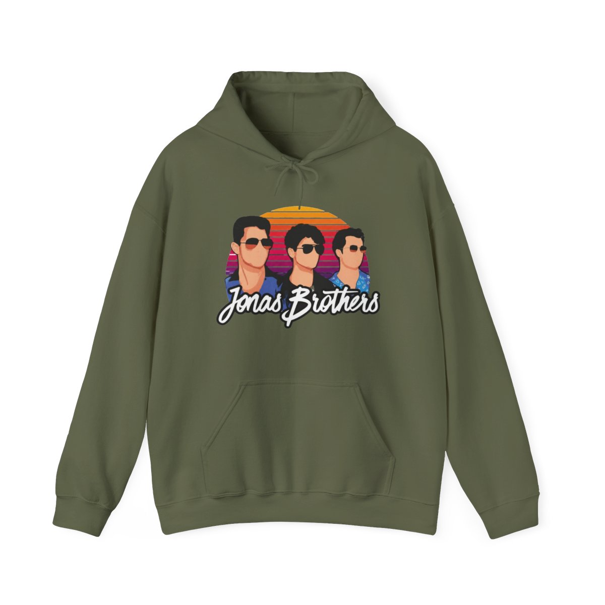 The Jonas Brothers Vintage Logo Hoodie - alternate angle 4, merchandise