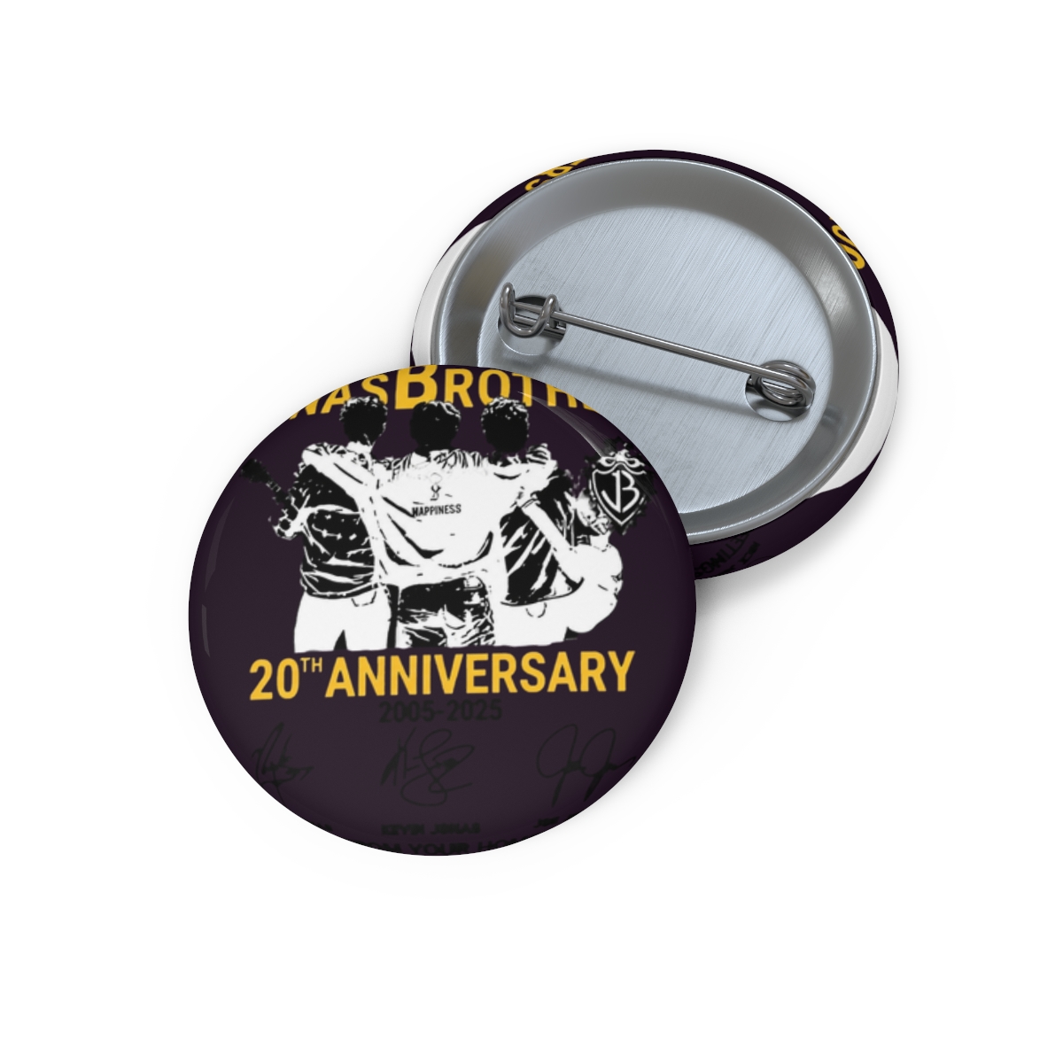 20th Anniversary Of Jonas Brothers Greetings from Your Hometown Tour Pin - Official Creator merchandise