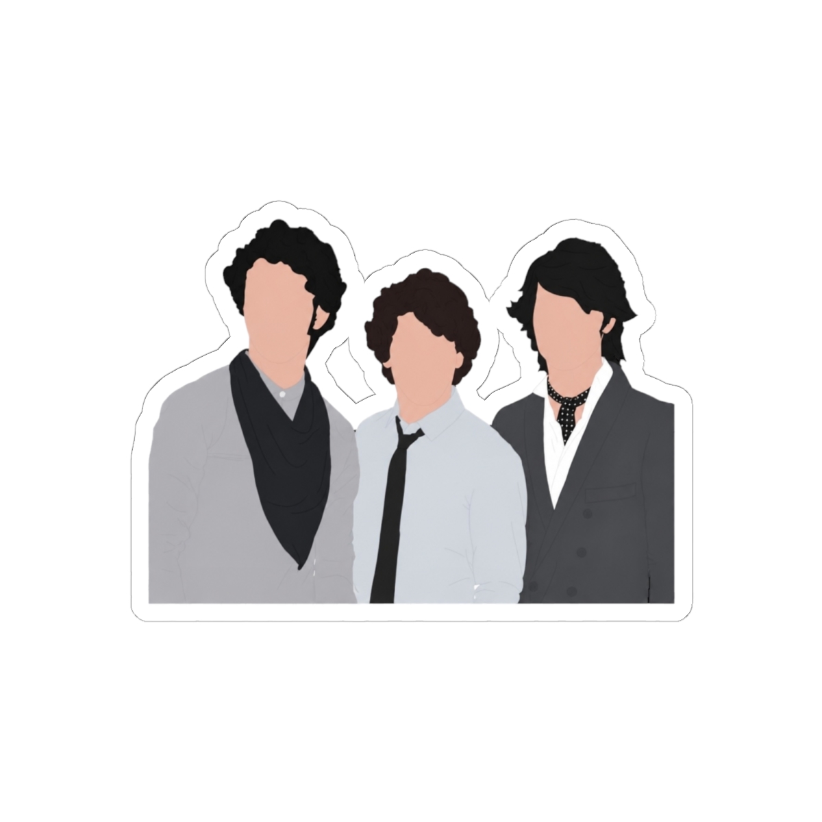 Jonas Brother Sticker | Jonas Brothers - alternate angle 2, merchandise