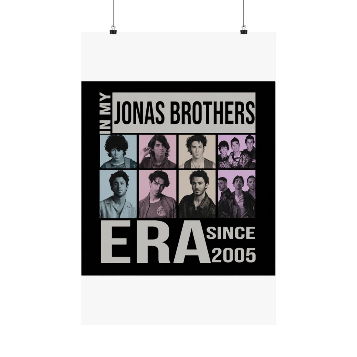 Vintage Jonas Brothers Tour 90's In My Era Posters and Art - Official posters merchandise