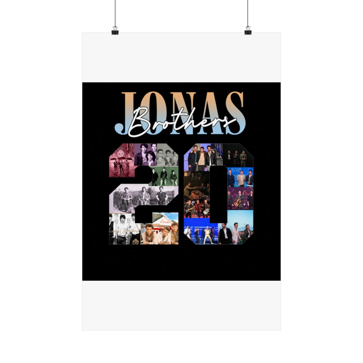 Jonas Brother 20th Annivesary Tour 2025 Posters and Art | Jonas Brothers - Official posters merchandise